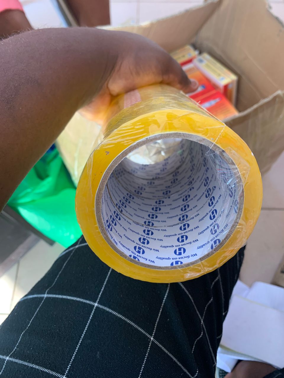 Clear Packing Tape (Wide Roll)