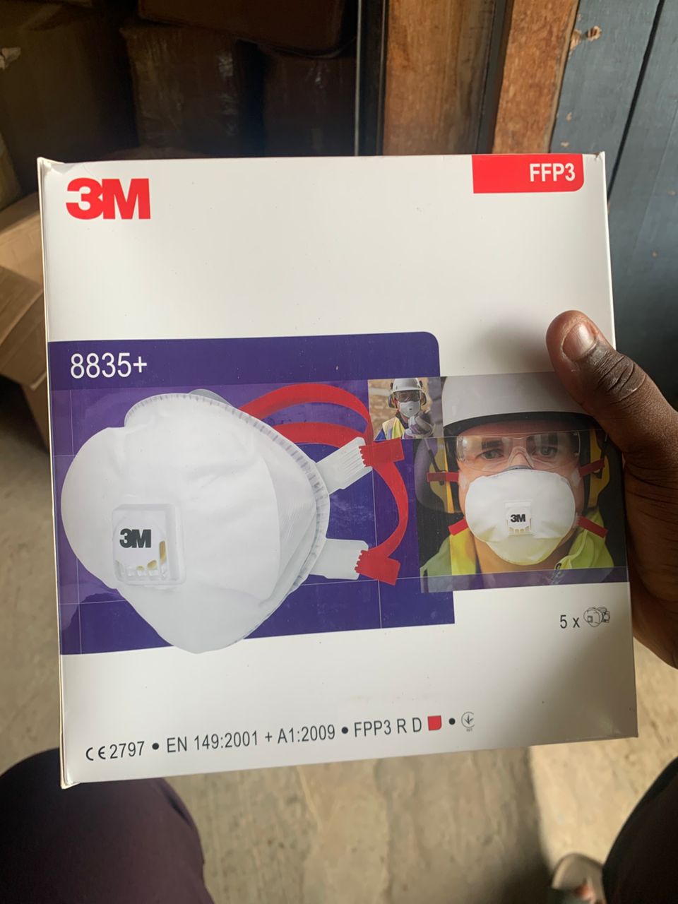 3M 8835+ FFP3 Respirator (5pk)
