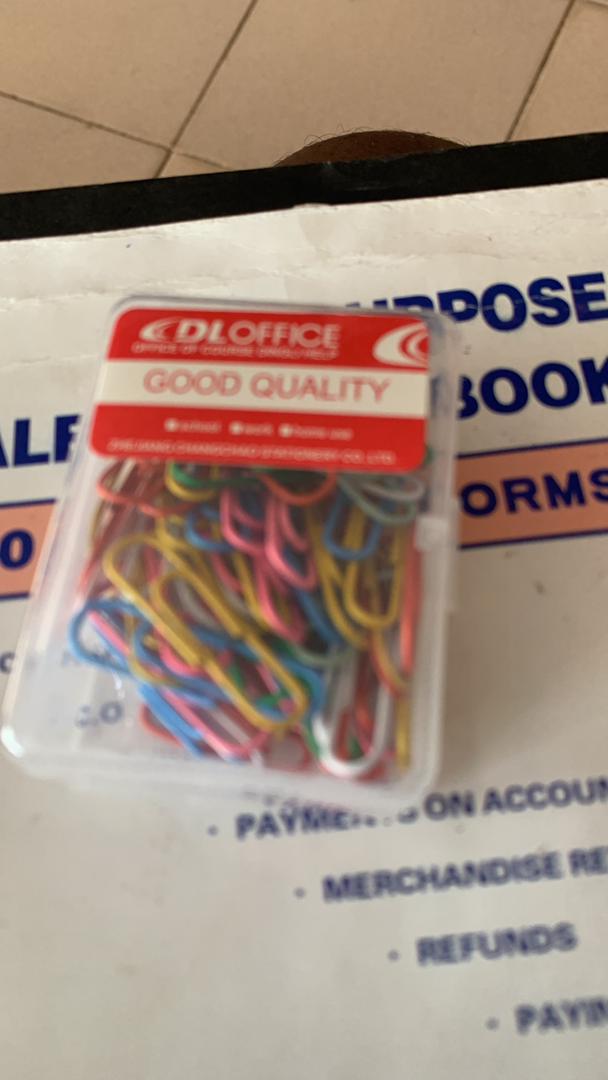 DL Office Coloured Paper Clips